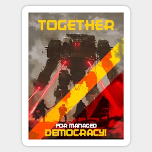 Together Helldivers 2 Sticker